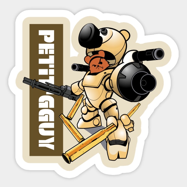 Petit GGuy Warbear Sticker by Spikeani